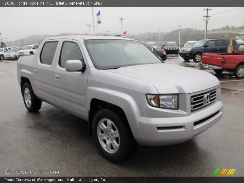 Billet Silver Metallic / Gray 2008 Honda Ridgeline RTL