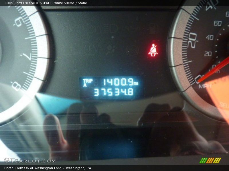 White Suede / Stone 2009 Ford Escape XLS 4WD