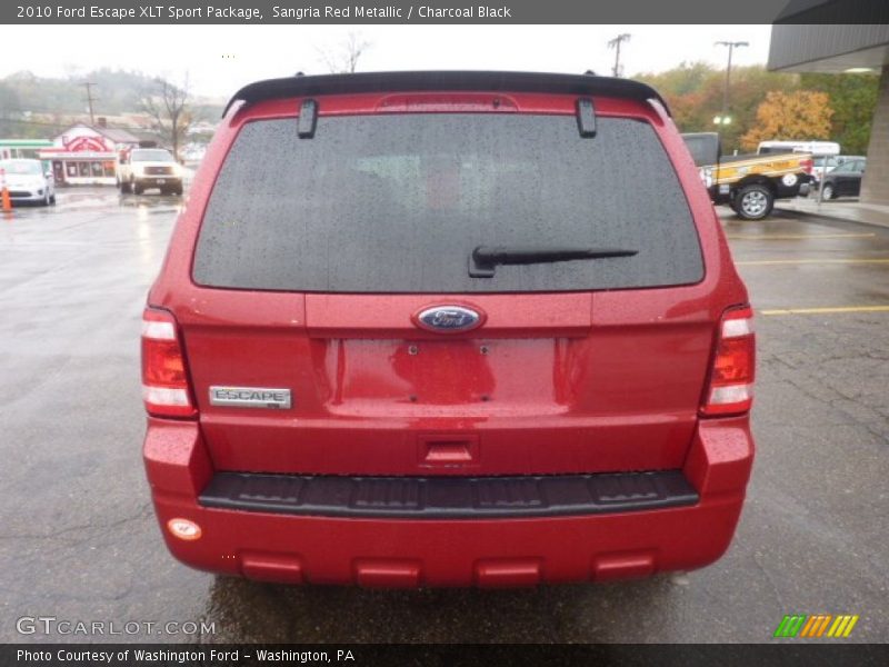 Sangria Red Metallic / Charcoal Black 2010 Ford Escape XLT Sport Package