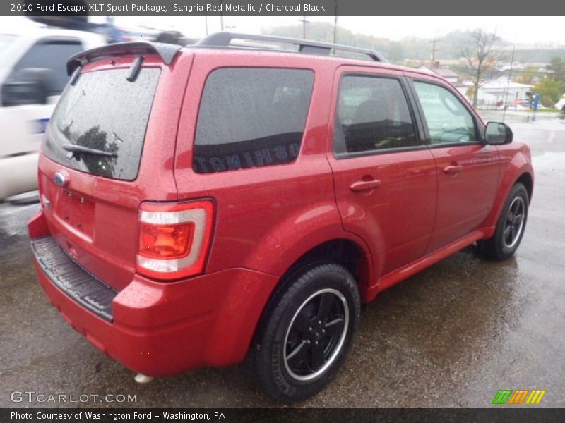 Sangria Red Metallic / Charcoal Black 2010 Ford Escape XLT Sport Package