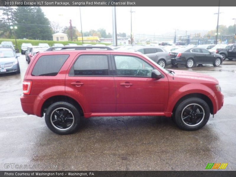 Sangria Red Metallic / Charcoal Black 2010 Ford Escape XLT Sport Package