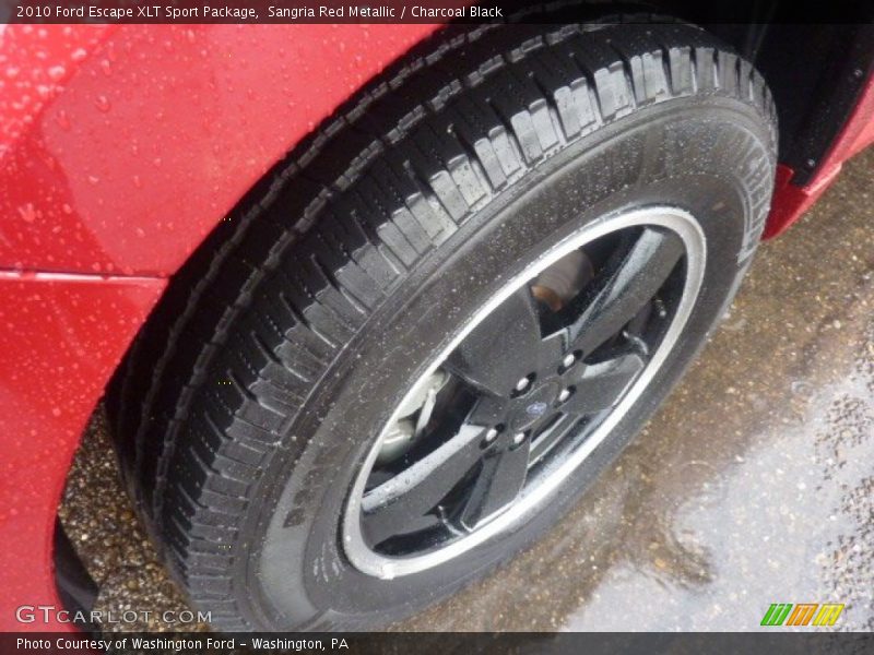 Sangria Red Metallic / Charcoal Black 2010 Ford Escape XLT Sport Package