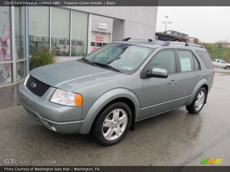 Titanium Green Metallic / Black 2005 Ford Freestyle Limited AWD