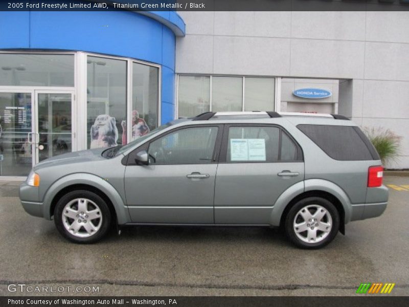 Titanium Green Metallic / Black 2005 Ford Freestyle Limited AWD