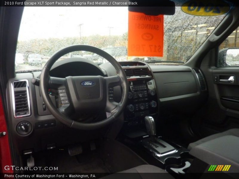 Sangria Red Metallic / Charcoal Black 2010 Ford Escape XLT Sport Package