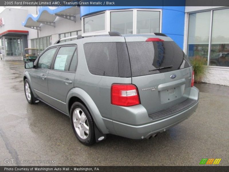 Titanium Green Metallic / Black 2005 Ford Freestyle Limited AWD