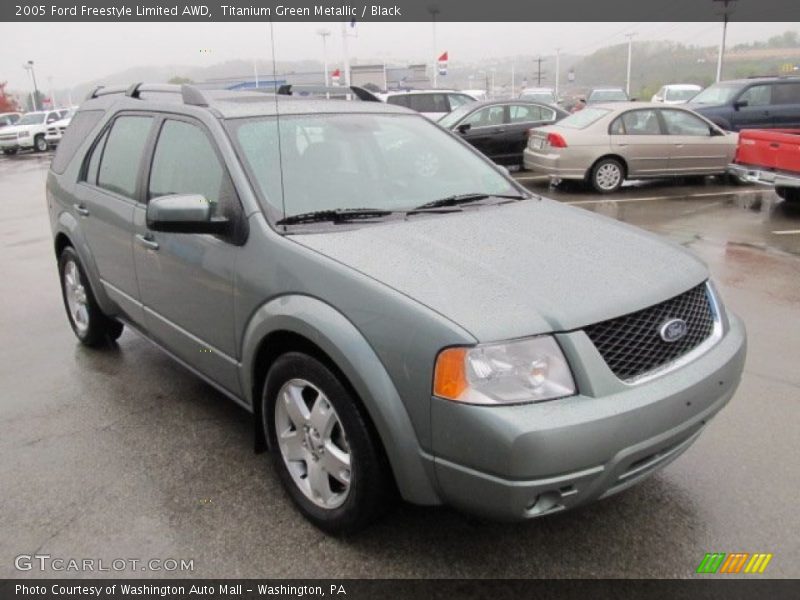 Titanium Green Metallic / Black 2005 Ford Freestyle Limited AWD