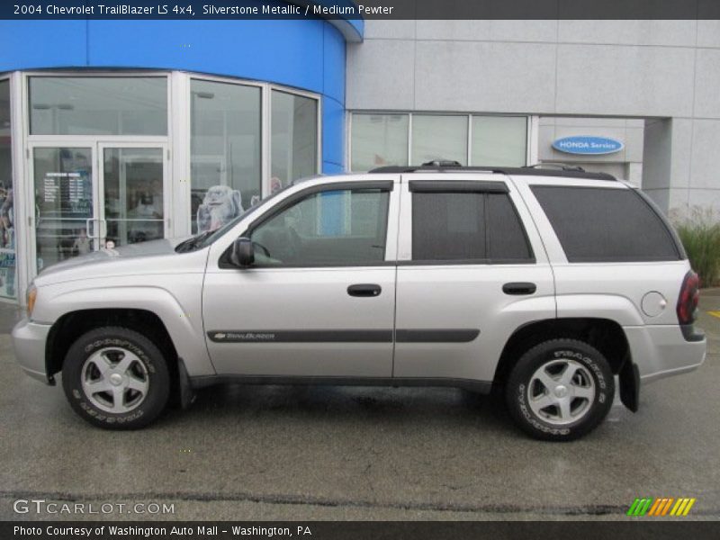 Silverstone Metallic / Medium Pewter 2004 Chevrolet TrailBlazer LS 4x4