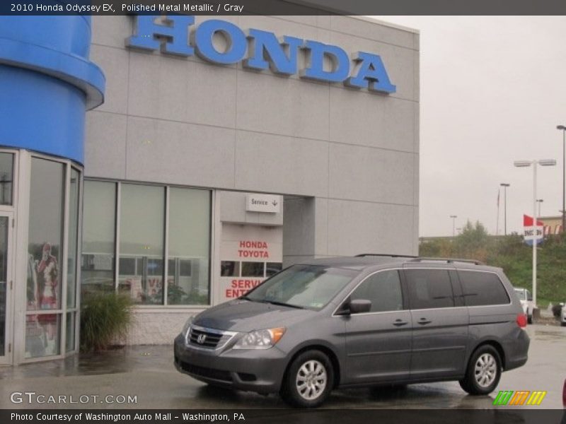 Polished Metal Metallic / Gray 2010 Honda Odyssey EX