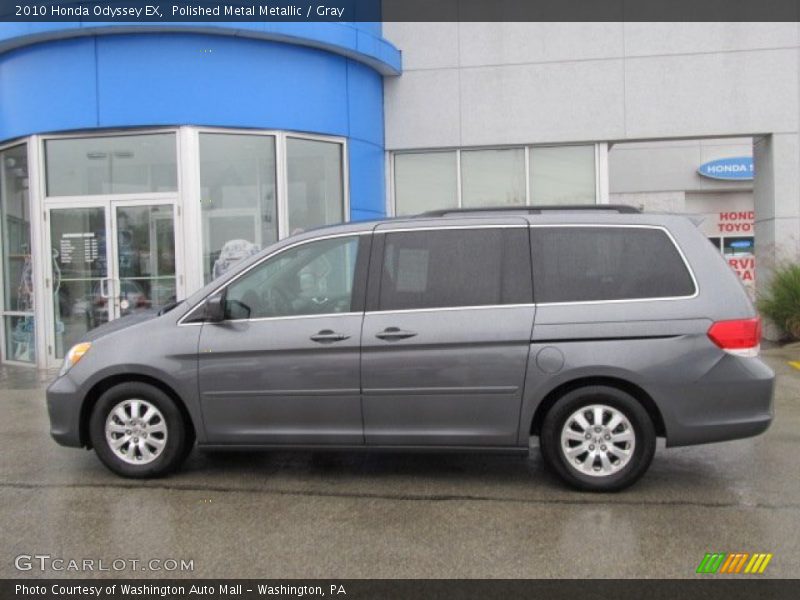 Polished Metal Metallic / Gray 2010 Honda Odyssey EX