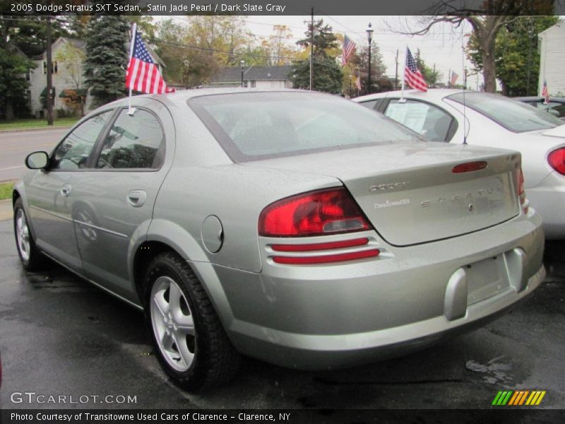 Satin Jade Pearl / Dark Slate Gray 2005 Dodge Stratus SXT Sedan