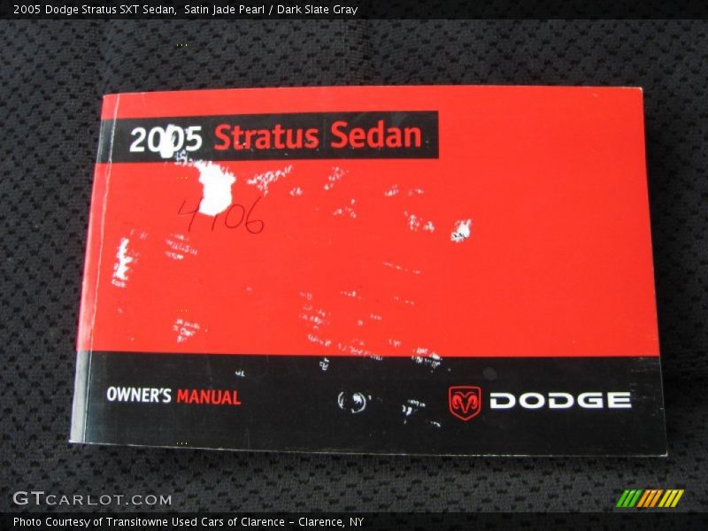 Books/Manuals of 2005 Stratus SXT Sedan