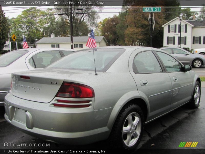 Satin Jade Pearl / Dark Slate Gray 2005 Dodge Stratus SXT Sedan