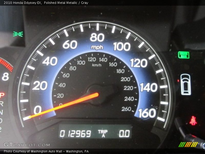 Polished Metal Metallic / Gray 2010 Honda Odyssey EX