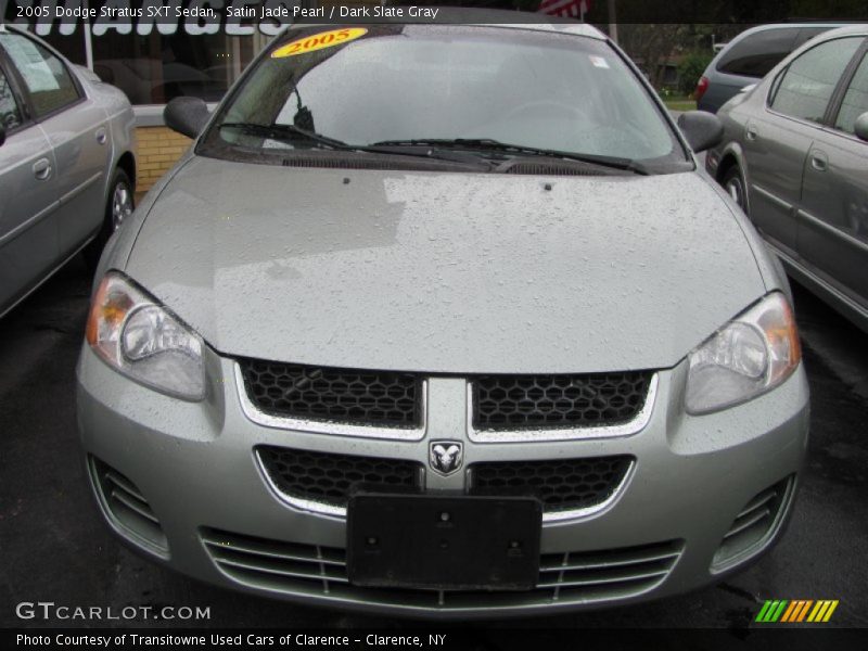 Satin Jade Pearl / Dark Slate Gray 2005 Dodge Stratus SXT Sedan