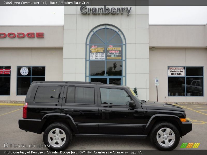 Black / Medium Slate Gray 2006 Jeep Commander 4x4