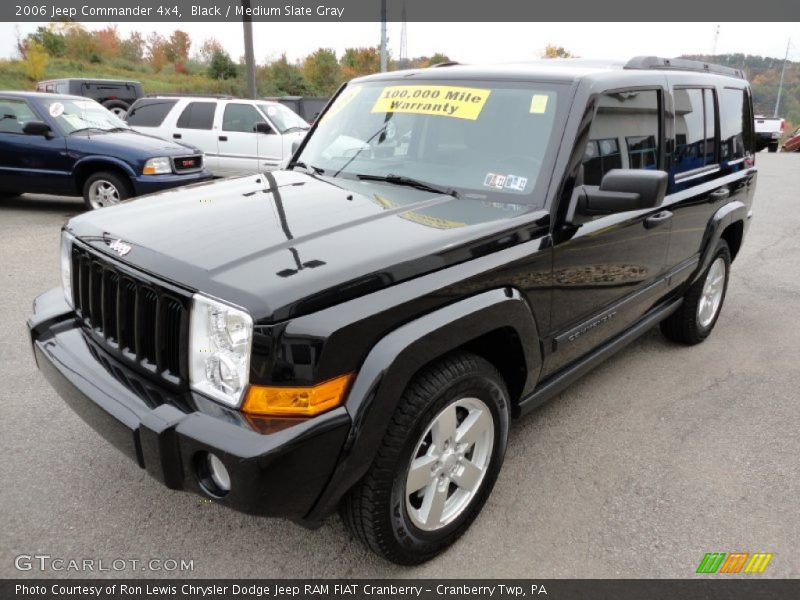 Black / Medium Slate Gray 2006 Jeep Commander 4x4