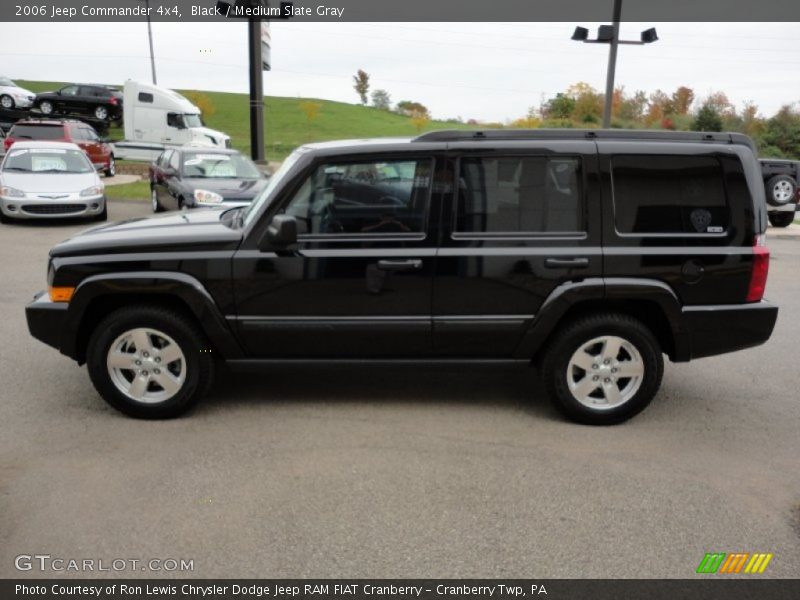 Black / Medium Slate Gray 2006 Jeep Commander 4x4