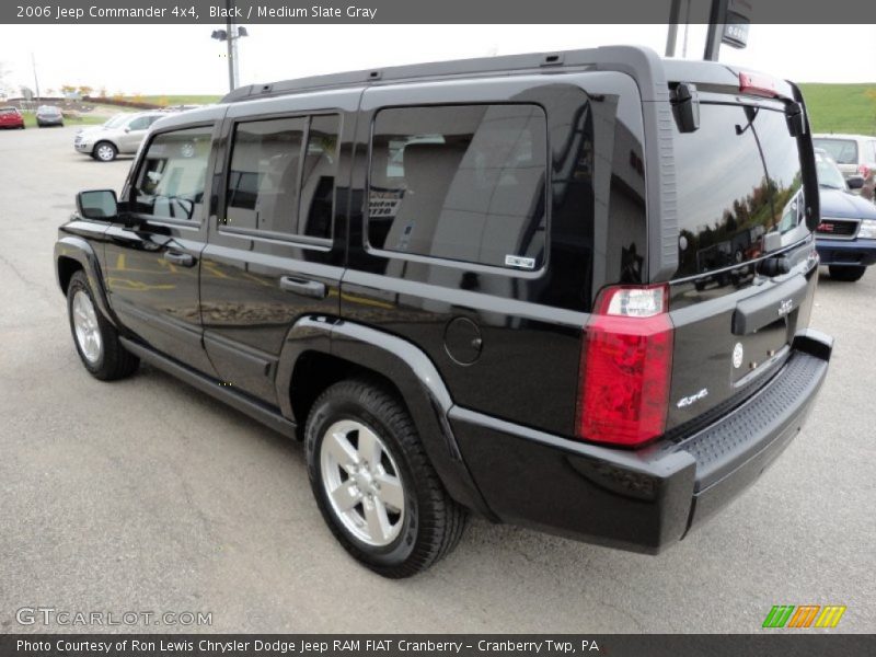 Black / Medium Slate Gray 2006 Jeep Commander 4x4