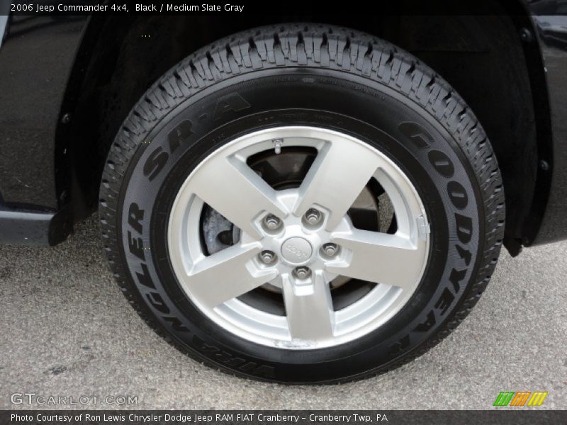 Black / Medium Slate Gray 2006 Jeep Commander 4x4