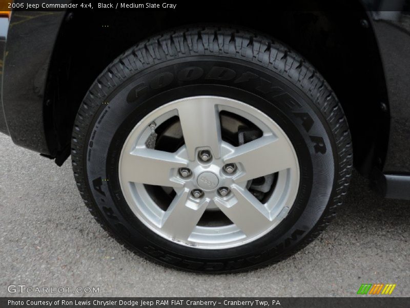 Black / Medium Slate Gray 2006 Jeep Commander 4x4