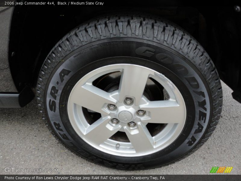 Black / Medium Slate Gray 2006 Jeep Commander 4x4