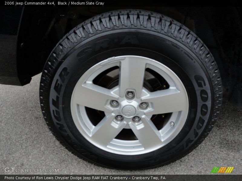 Black / Medium Slate Gray 2006 Jeep Commander 4x4
