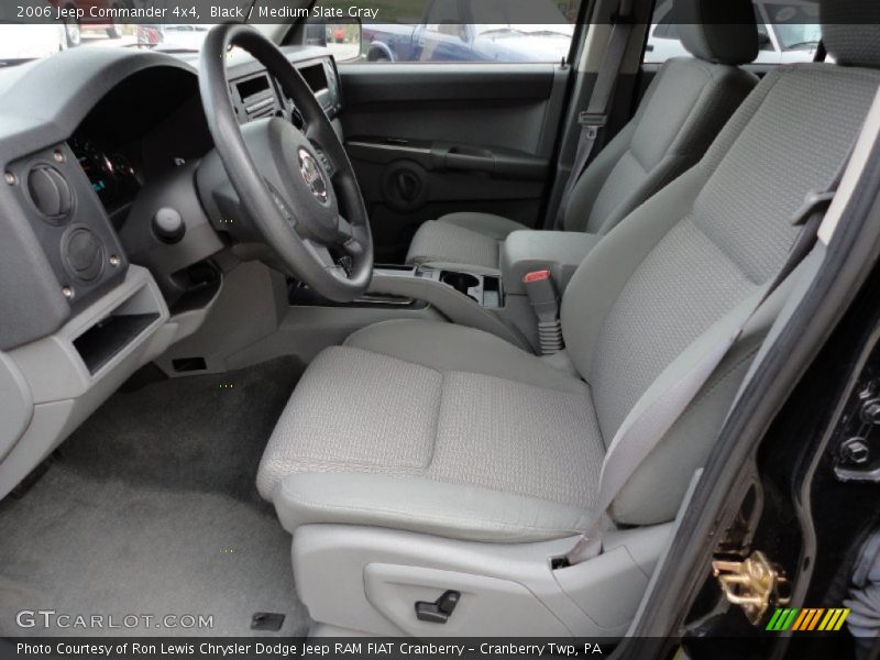 Black / Medium Slate Gray 2006 Jeep Commander 4x4