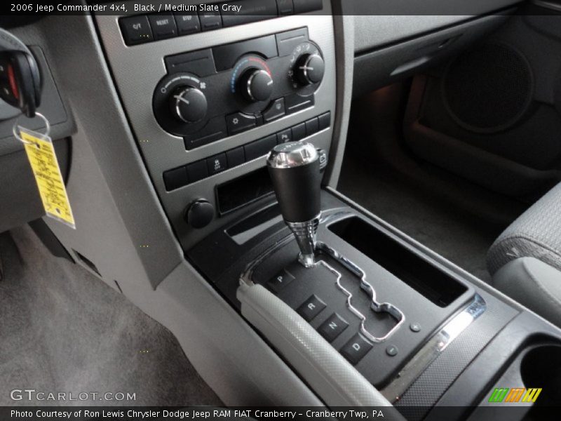 Black / Medium Slate Gray 2006 Jeep Commander 4x4