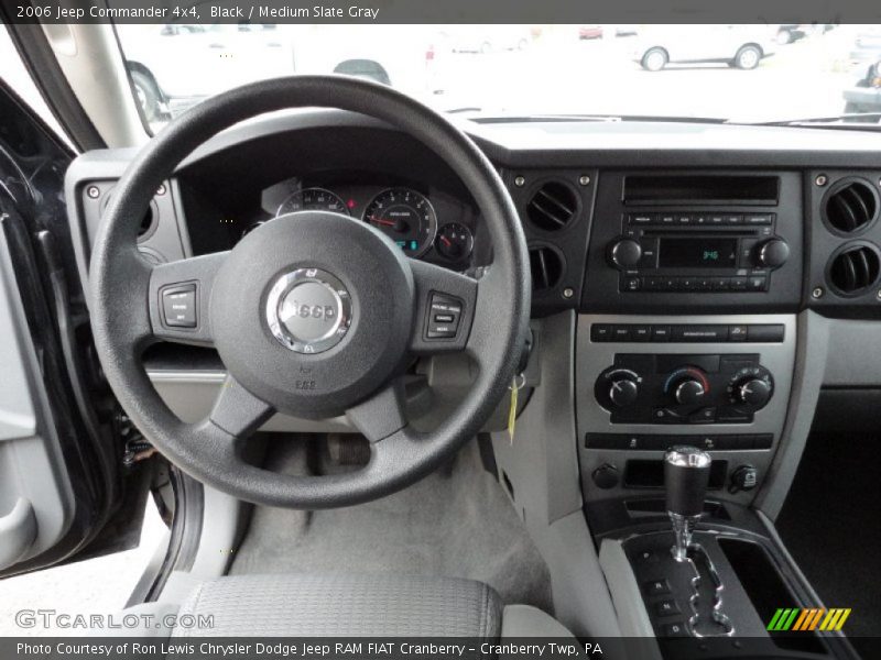Black / Medium Slate Gray 2006 Jeep Commander 4x4