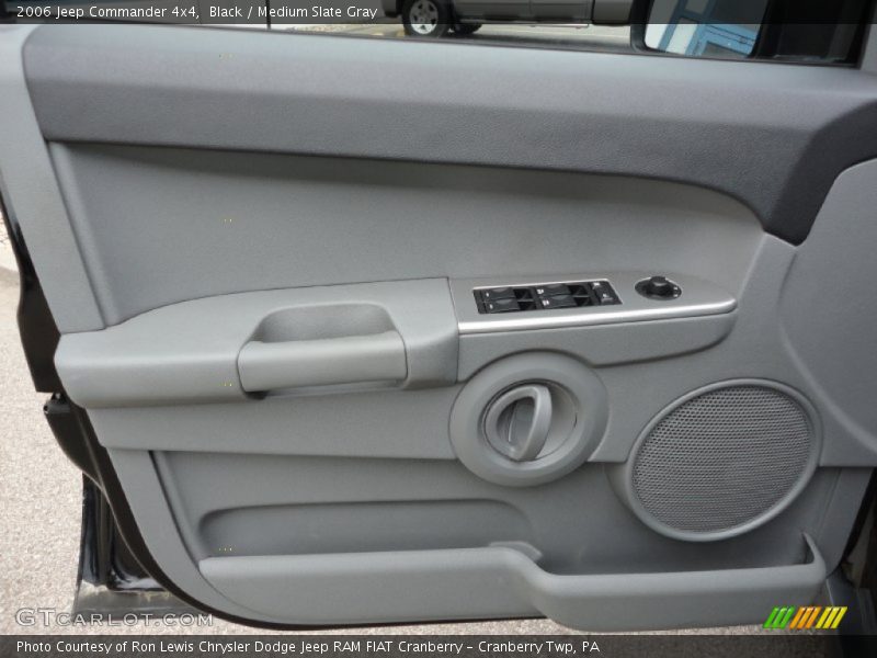 Black / Medium Slate Gray 2006 Jeep Commander 4x4