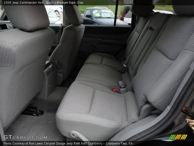 Black / Medium Slate Gray 2006 Jeep Commander 4x4