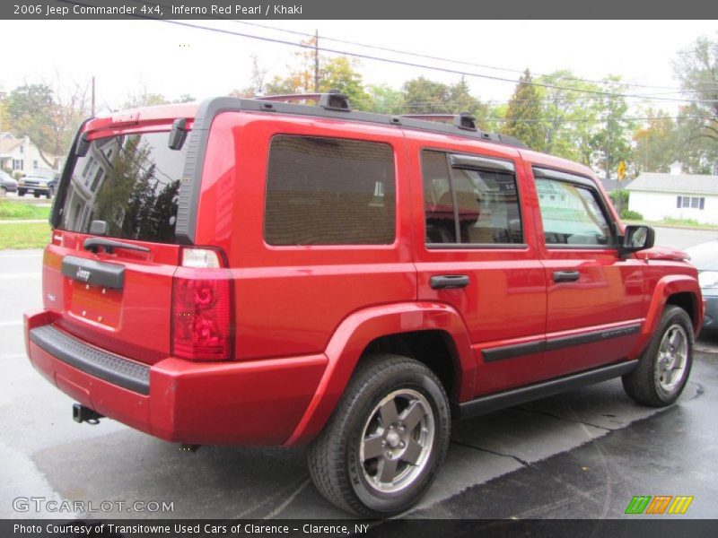 Inferno Red Pearl / Khaki 2006 Jeep Commander 4x4