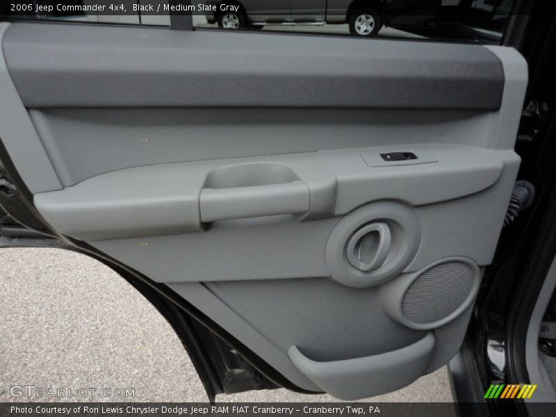 Black / Medium Slate Gray 2006 Jeep Commander 4x4