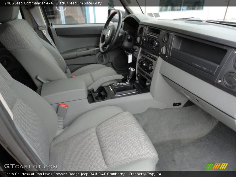 Black / Medium Slate Gray 2006 Jeep Commander 4x4