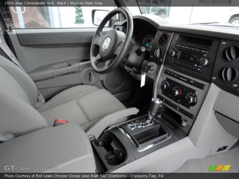 Black / Medium Slate Gray 2006 Jeep Commander 4x4