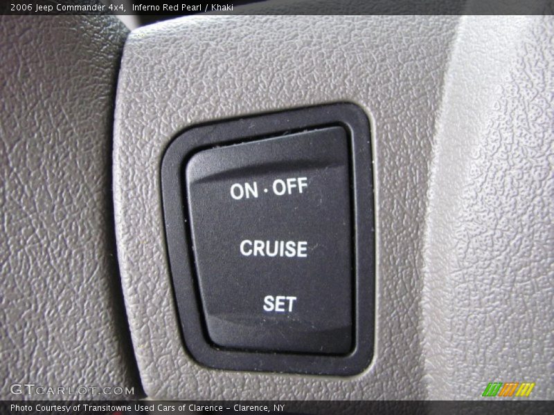 Inferno Red Pearl / Khaki 2006 Jeep Commander 4x4