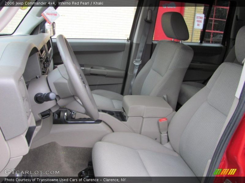 Inferno Red Pearl / Khaki 2006 Jeep Commander 4x4