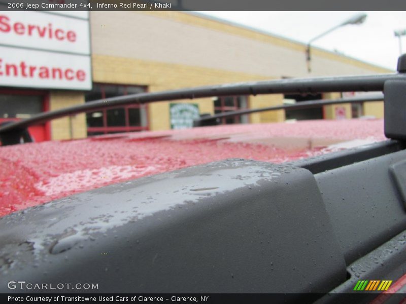 Inferno Red Pearl / Khaki 2006 Jeep Commander 4x4