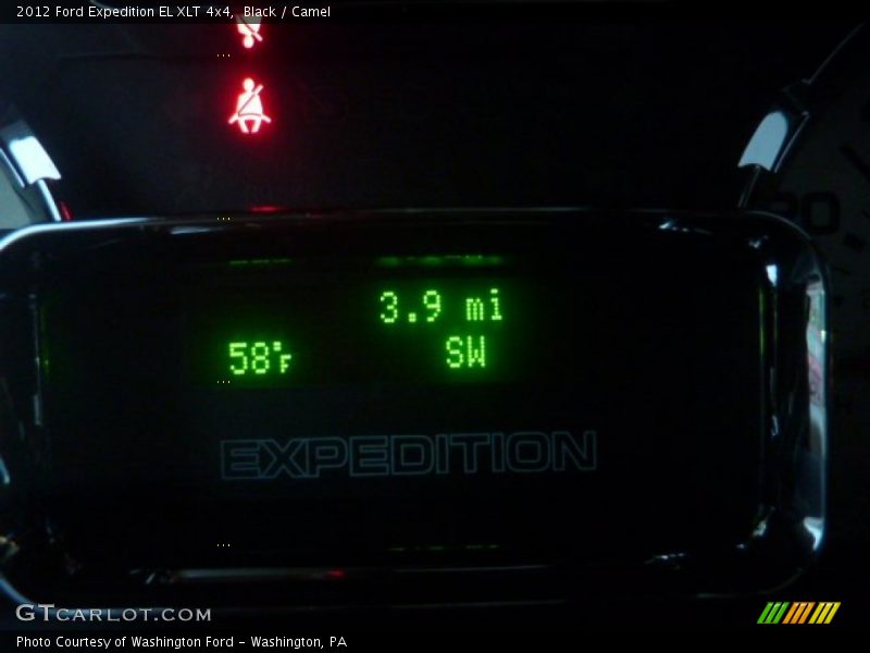 Black / Camel 2012 Ford Expedition EL XLT 4x4