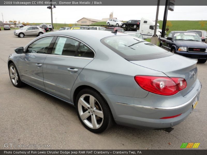 Eismeer Blue Metallic / Black 2009 Volkswagen CC VR6 4Motion