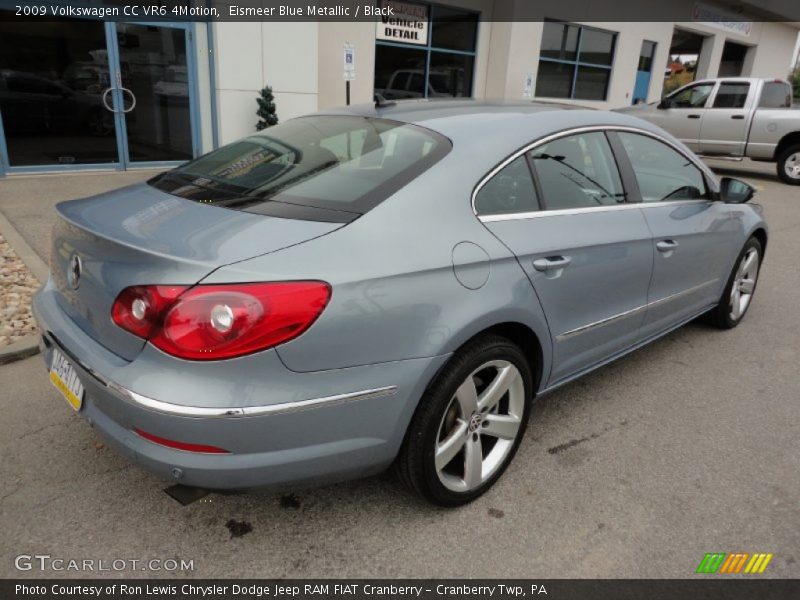 Eismeer Blue Metallic / Black 2009 Volkswagen CC VR6 4Motion