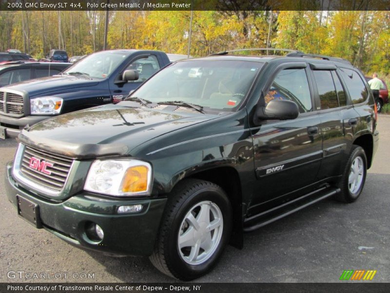 Polo Green Metallic / Medium Pewter 2002 GMC Envoy SLT 4x4