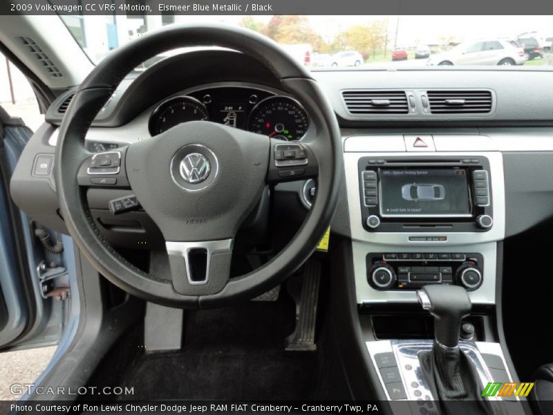 Eismeer Blue Metallic / Black 2009 Volkswagen CC VR6 4Motion