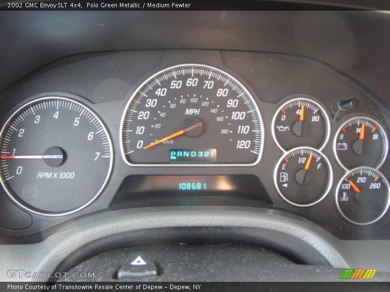 Polo Green Metallic / Medium Pewter 2002 GMC Envoy SLT 4x4