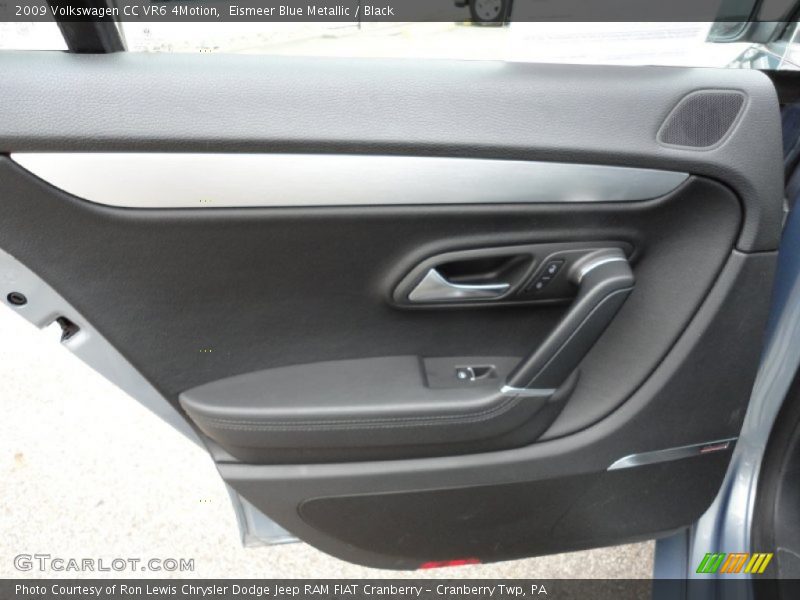 Eismeer Blue Metallic / Black 2009 Volkswagen CC VR6 4Motion