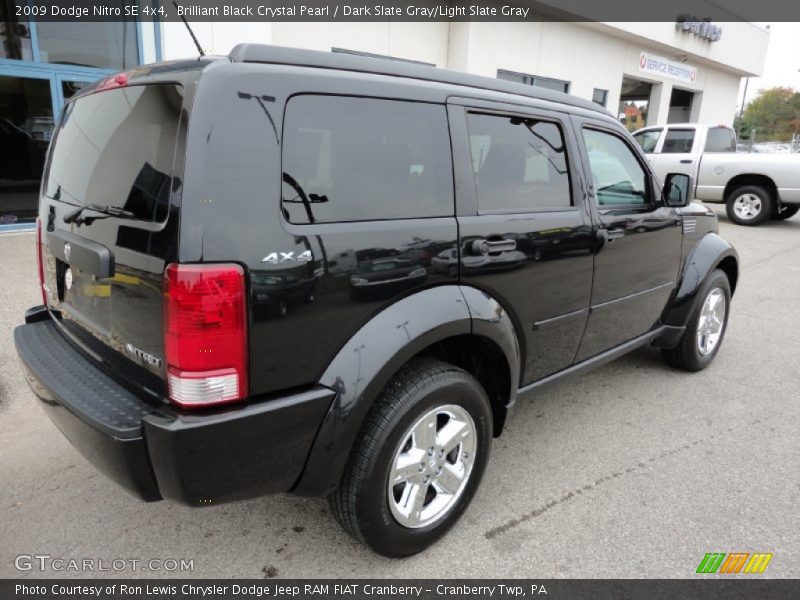 Brilliant Black Crystal Pearl / Dark Slate Gray/Light Slate Gray 2009 Dodge Nitro SE 4x4