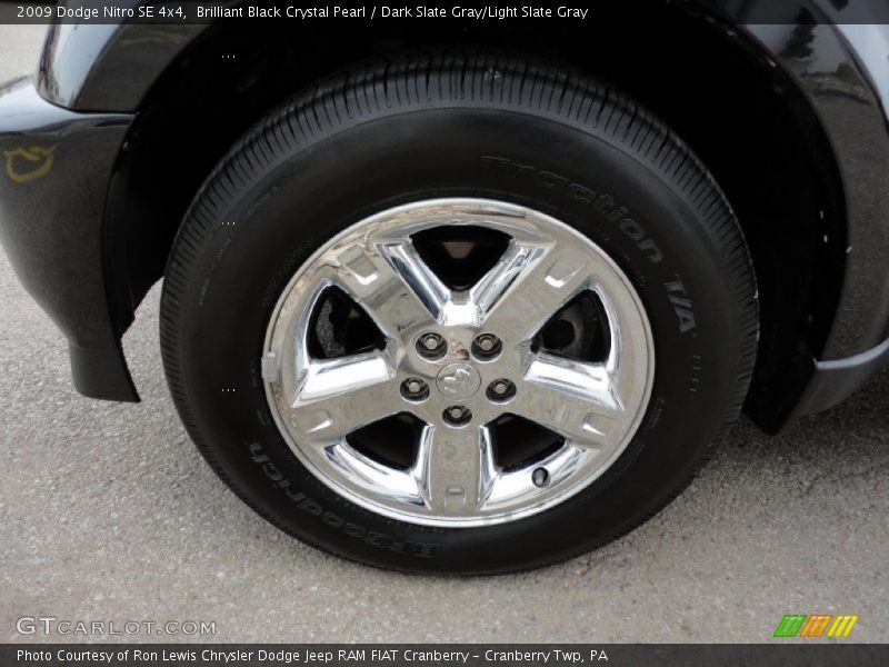 Brilliant Black Crystal Pearl / Dark Slate Gray/Light Slate Gray 2009 Dodge Nitro SE 4x4