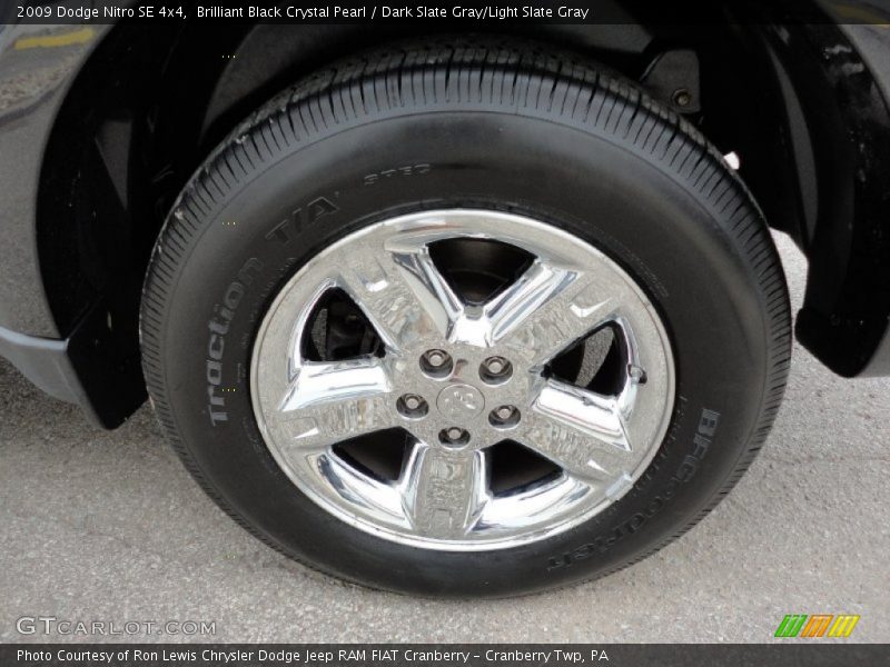 Brilliant Black Crystal Pearl / Dark Slate Gray/Light Slate Gray 2009 Dodge Nitro SE 4x4