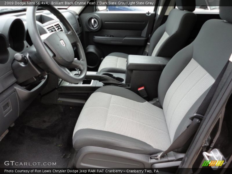 Brilliant Black Crystal Pearl / Dark Slate Gray/Light Slate Gray 2009 Dodge Nitro SE 4x4